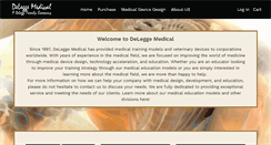 Desktop Screenshot of deleggemedical.com